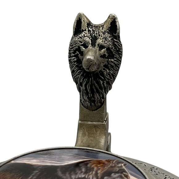 VTG Budweiser 2000 3D Mug The Wolf Pack Series Run For The Moment Stein CS471 - Picture 8 of 16